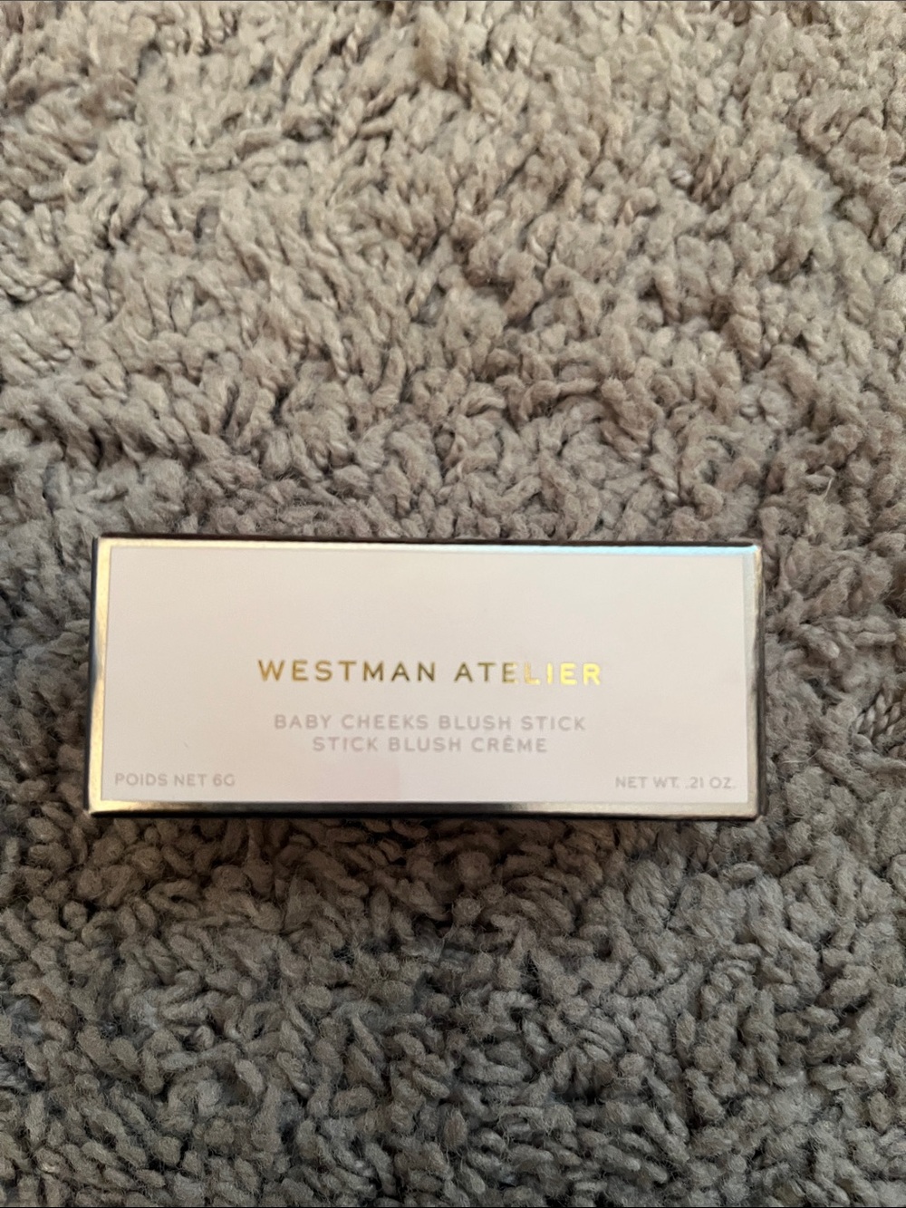 Westman Atelier Baby Cheeks Blush Stick — Creamy Pink Packaging